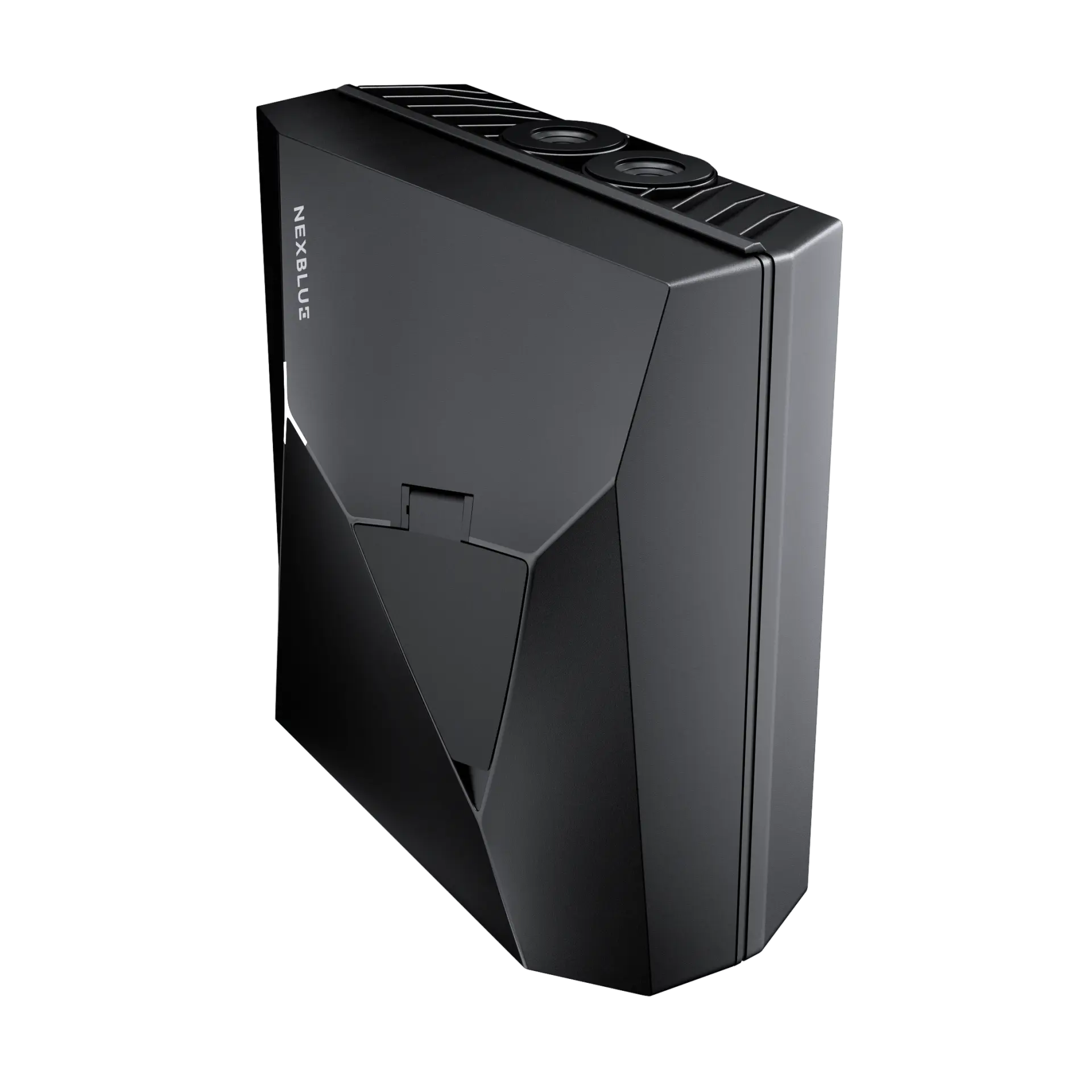 Stilren produktbild av Nexblue Edge 2 laddbox.